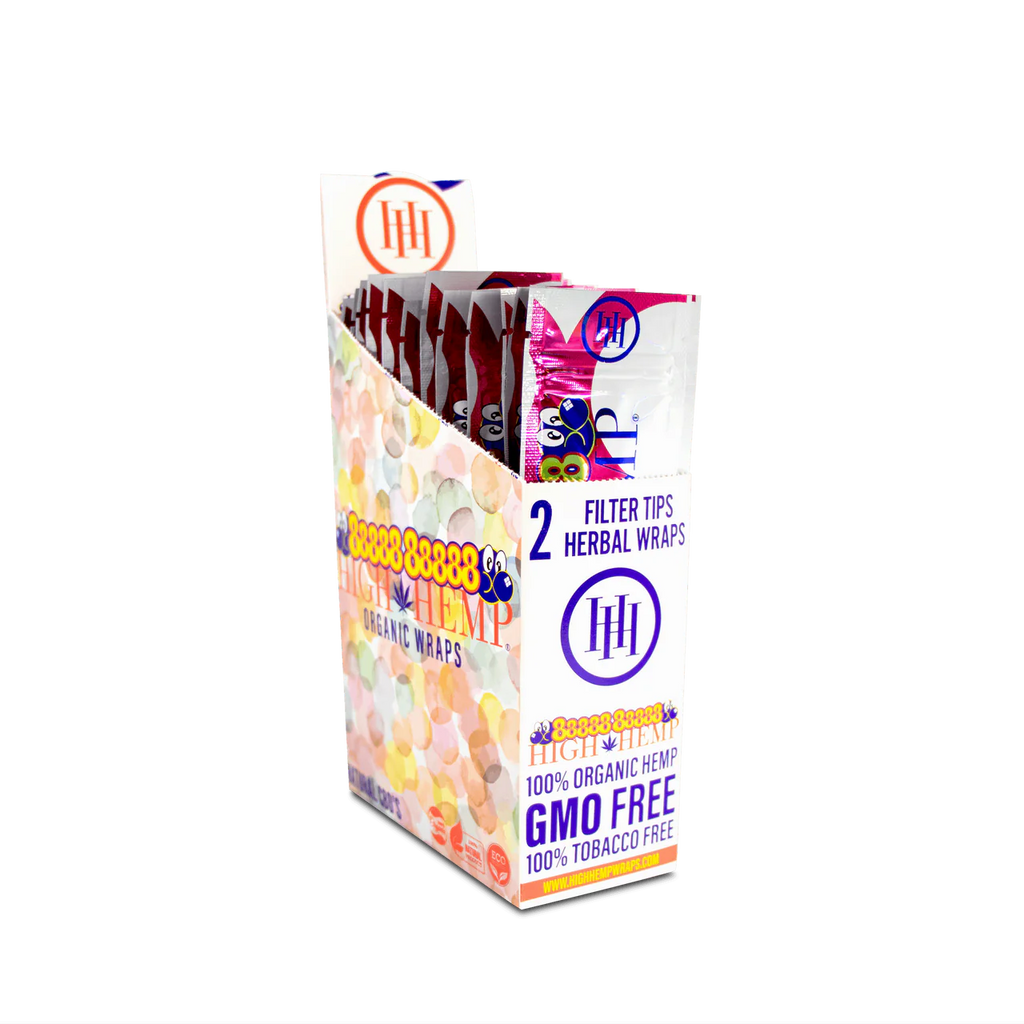 High Hemp Organic Wraps |8888 (GUM)| Tobacco-Free Hemp Blunt Wraps