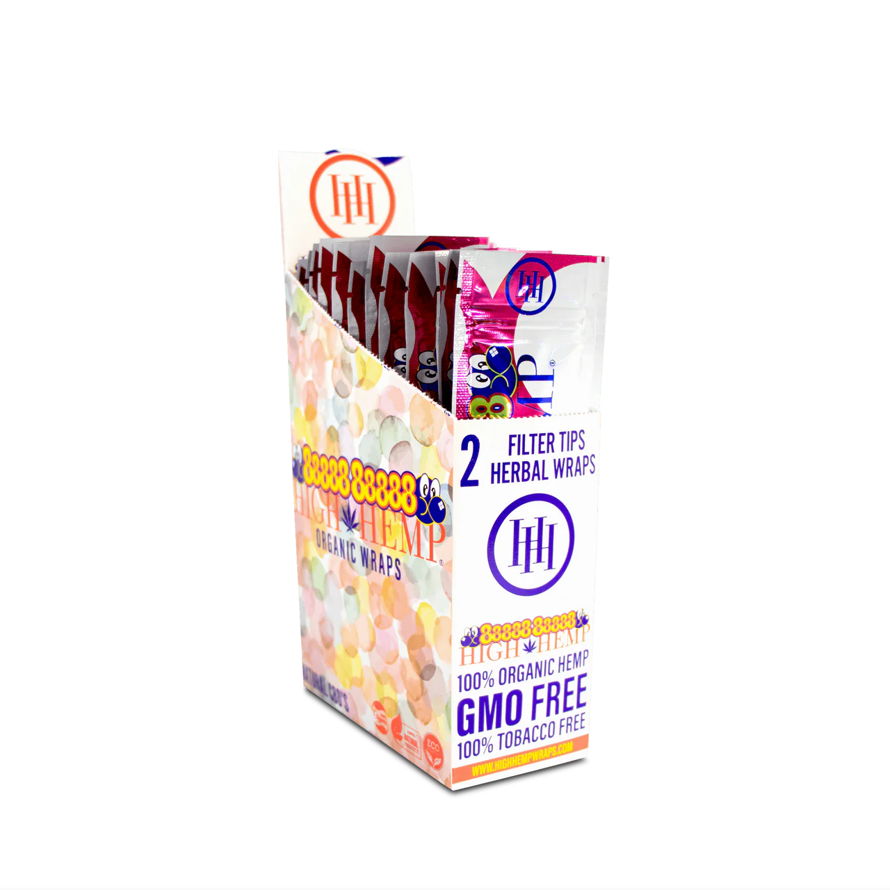 High Hemp Organic Wraps |8888 (GUM)| Tobacco-Free Hemp Blunt Wraps