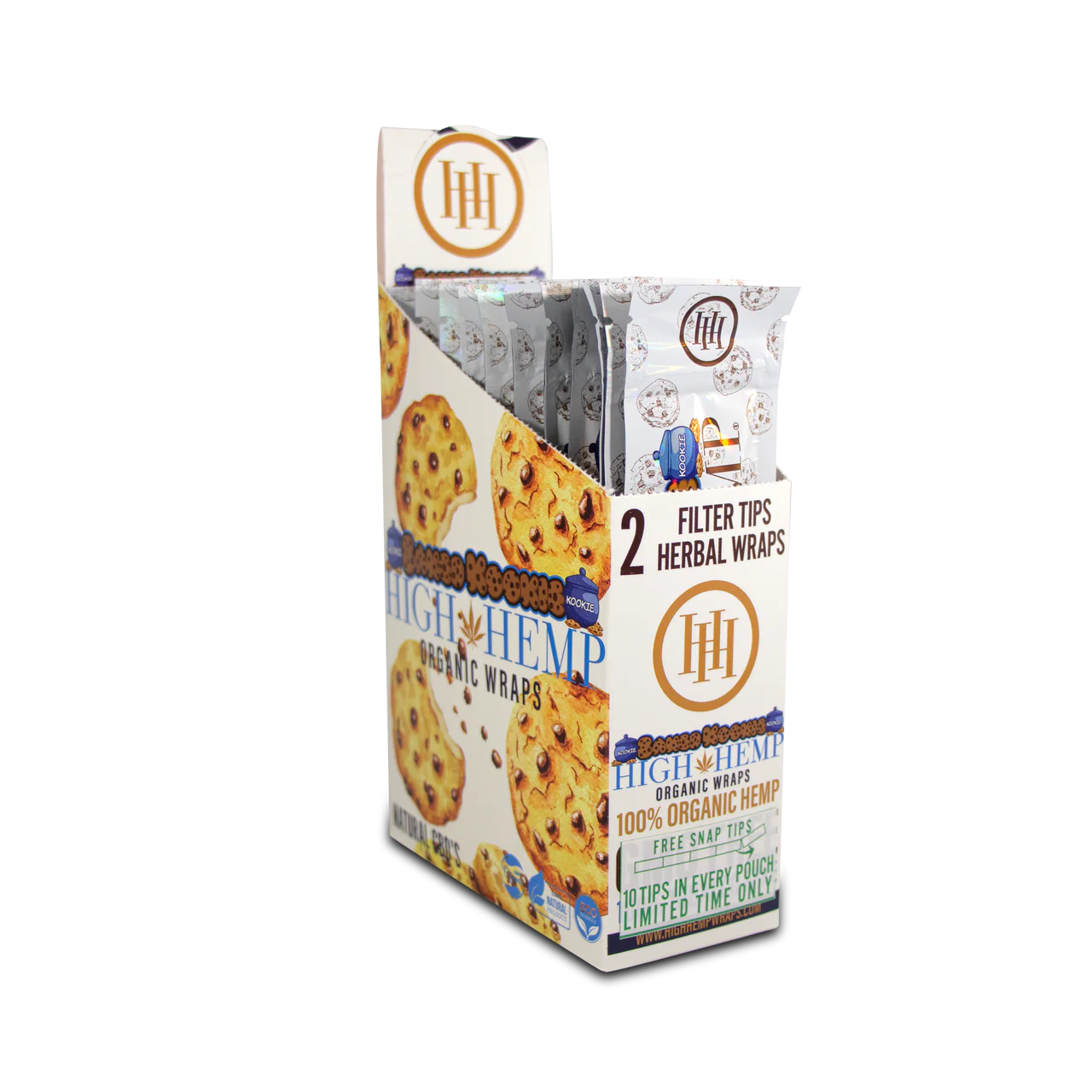 High Hemp Organic Wraps |Baked Kookie| Tobacco-Free Hemp Blunt Wraps