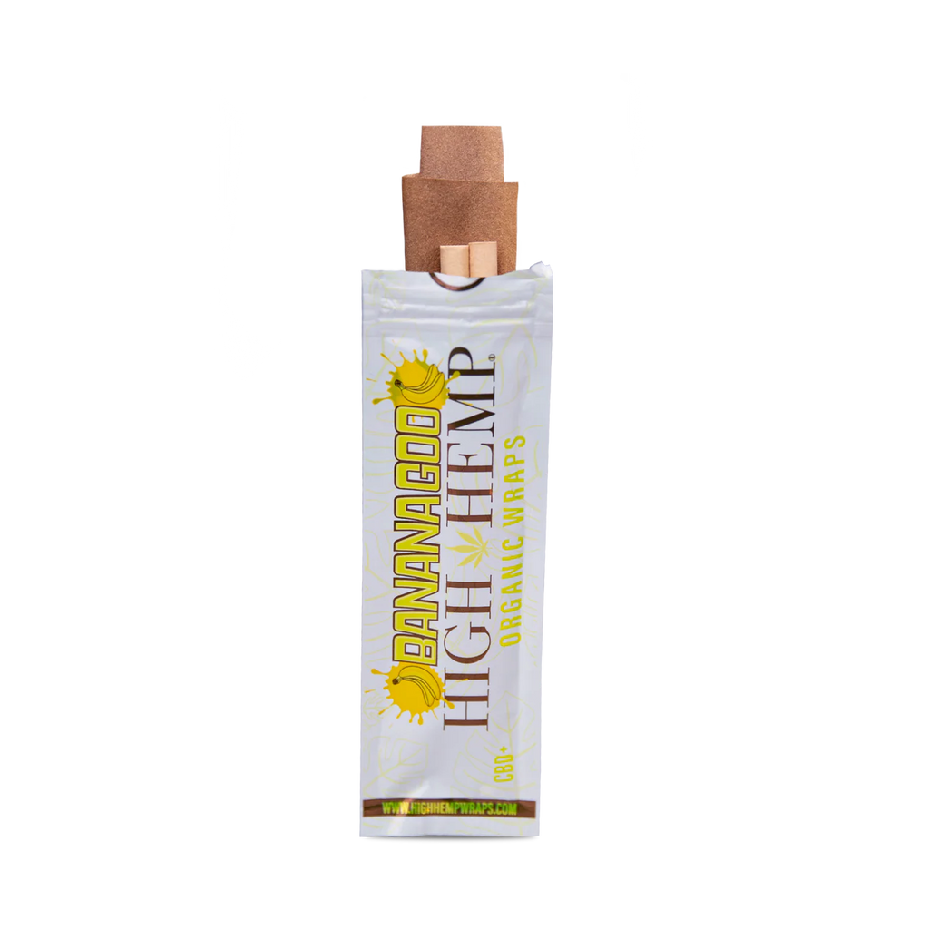 High Hemp Organic Wraps |Bannana Goo| Tobacco-Free Hemp Blunt Wraps