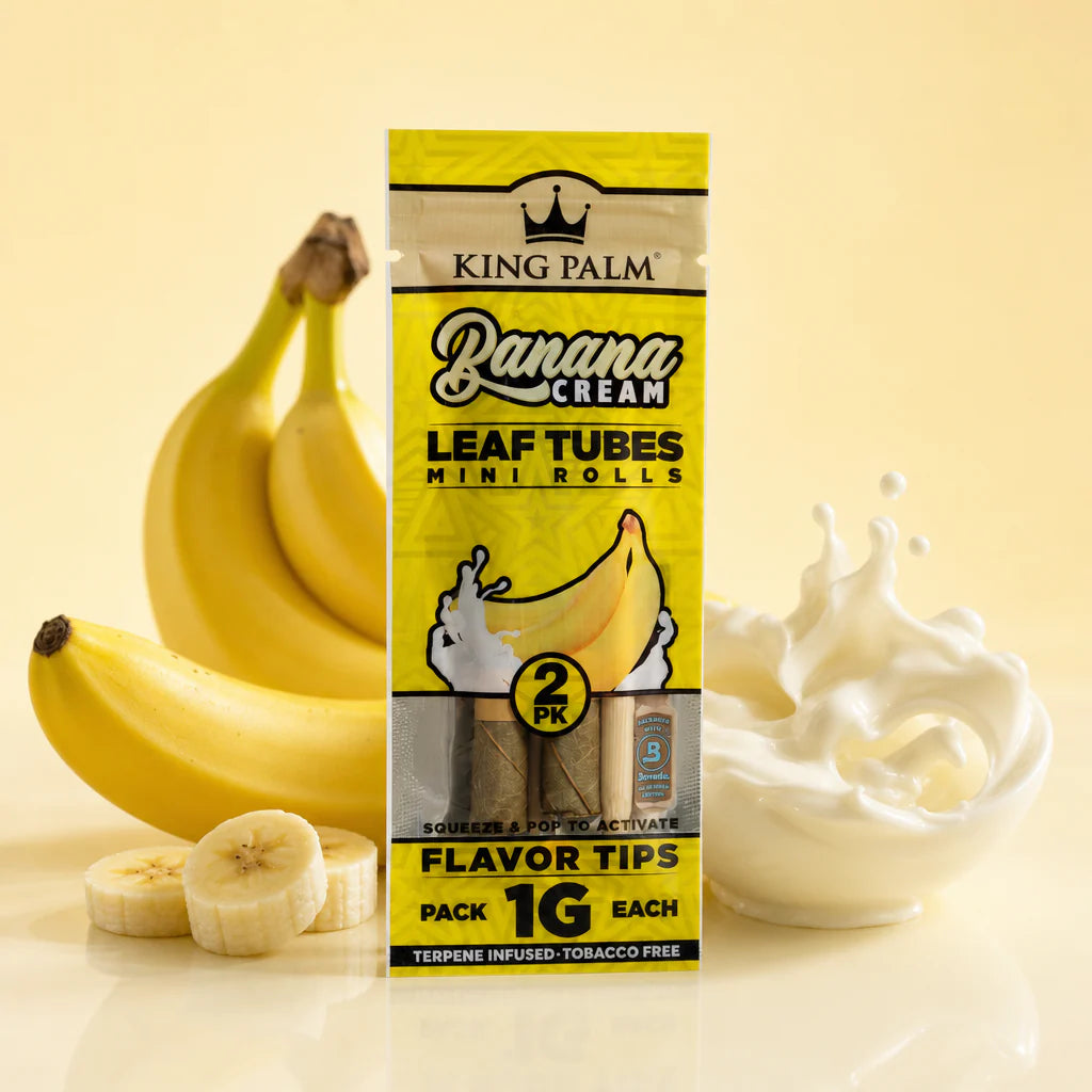 KING PALM  BANANA CREAM 2 PIEZAS