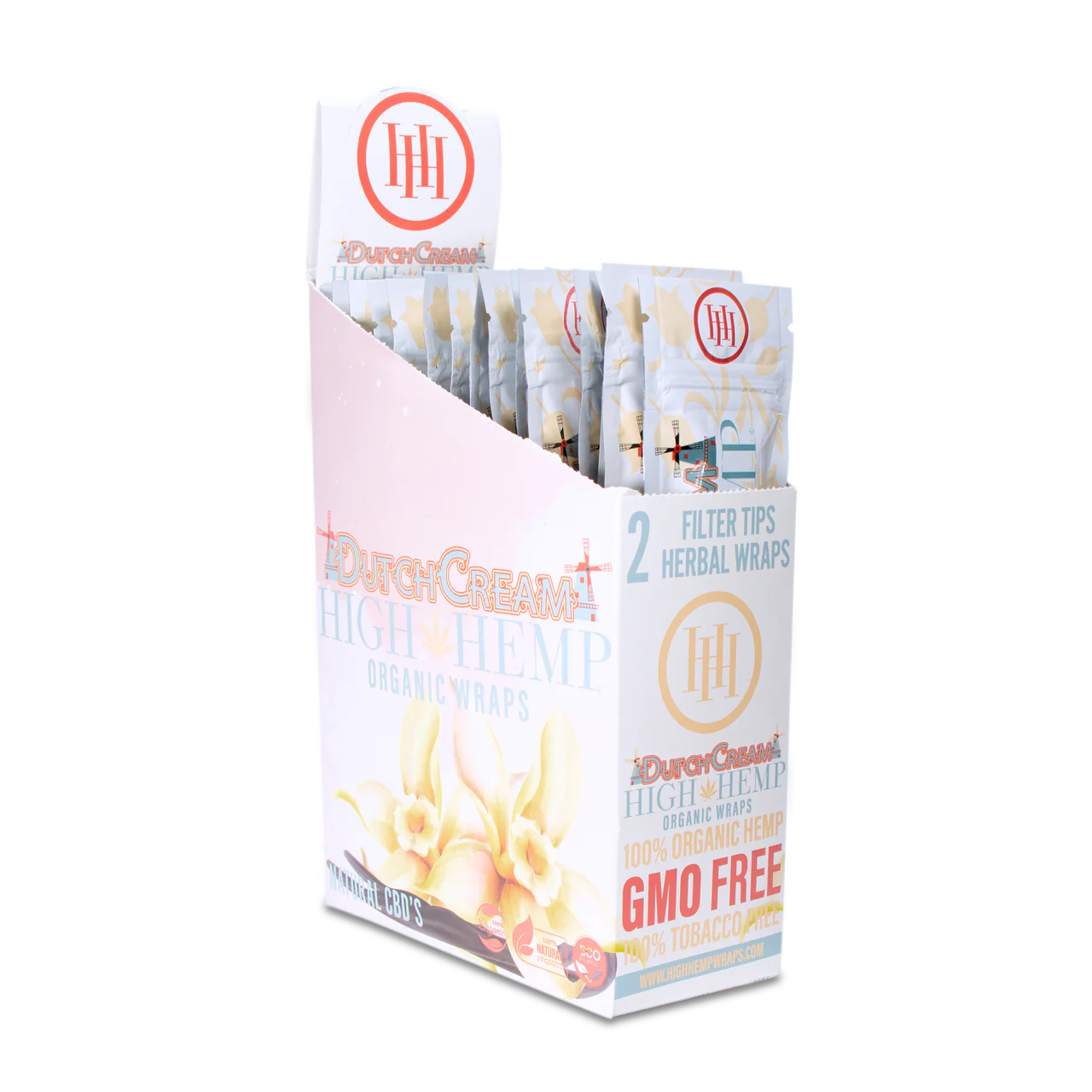 High Hemp Organic Wraps |Dutch Cream| Tobacco-Free Hemp Blunt Wraps