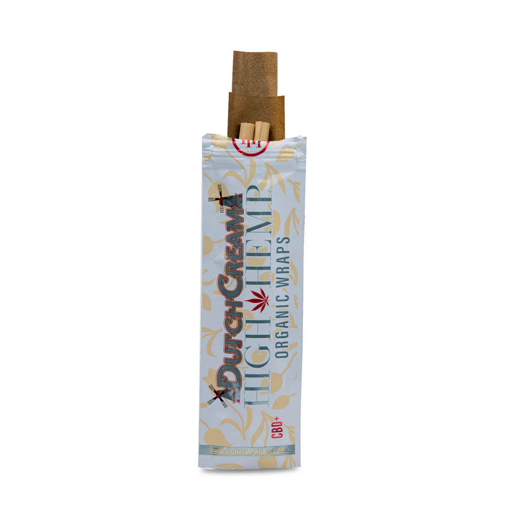 High Hemp Organic Wraps |Dutch Cream| Tobacco-Free Hemp Blunt Wraps