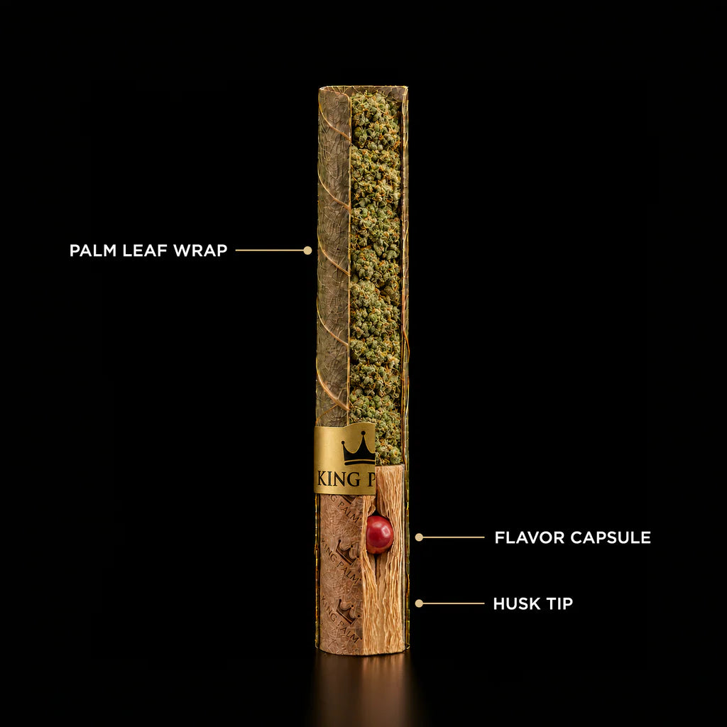 KING PALM  BANANA CREAM 2 PIEZAS