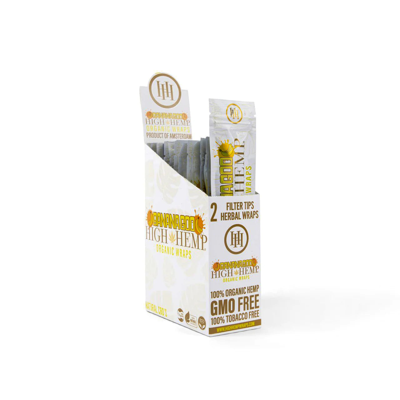High Hemp Organic Wraps |Bannana Goo| Tobacco-Free Hemp Blunt Wraps