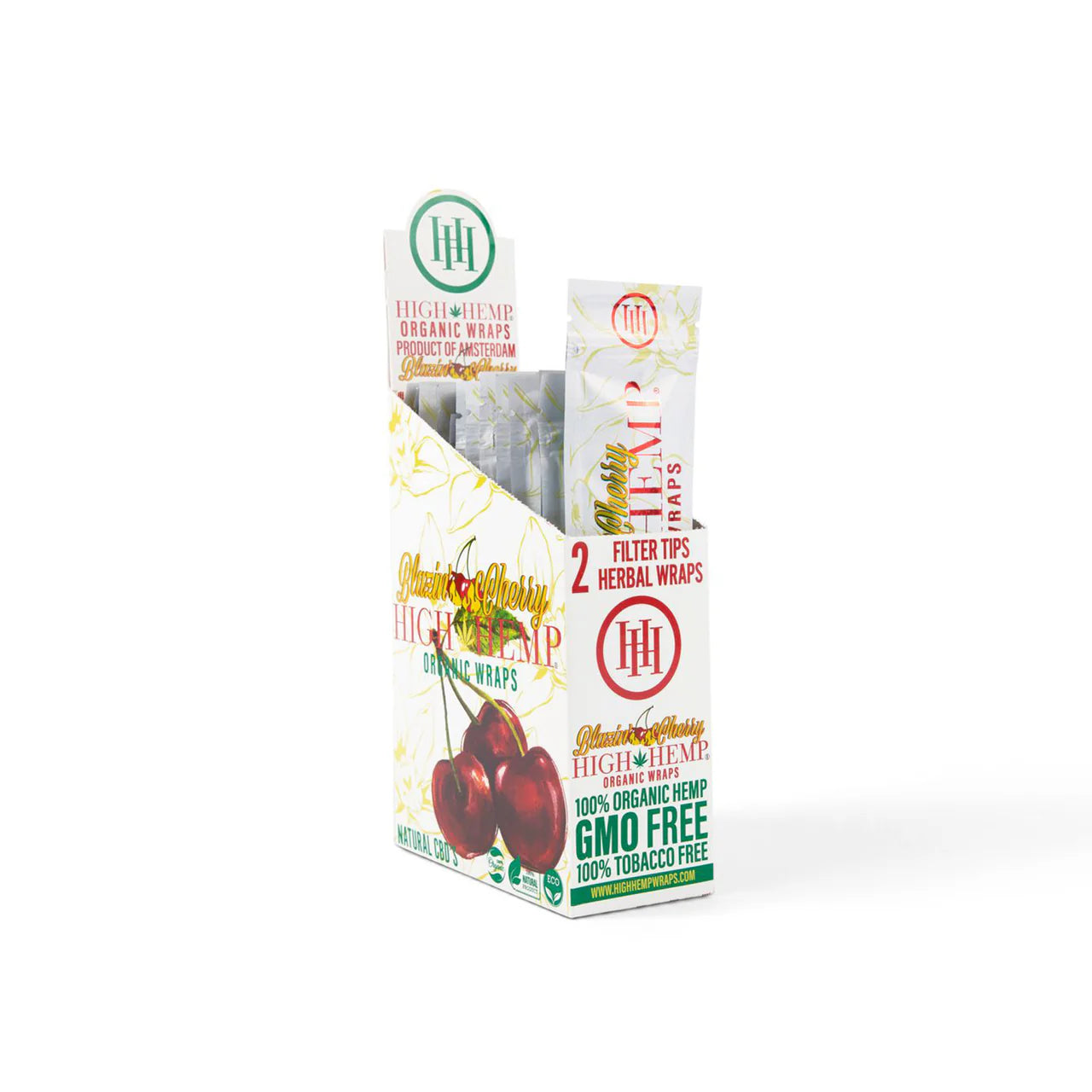 High Hemp Organic Wraps |Blazin' Cherry| Tobacco-Free Hemp Blunt Wraps