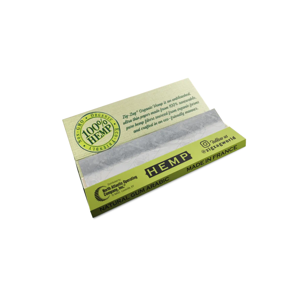 ZIG-ZACK ORGANIC HEMP PAPERS 1 1/4