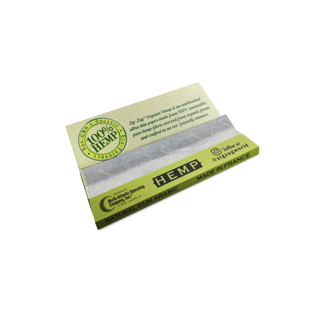 ZIG-ZACK ORGANIC HEMP PAPERS 1 1/4