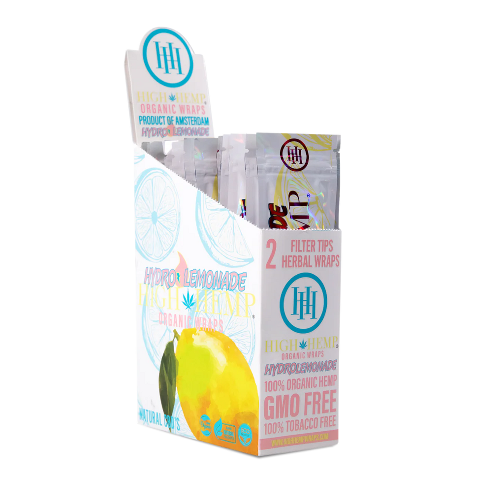 High Hemp Organic Wraps | HydroLemonade | Tobacco-Free Hemp Blunt Wraps