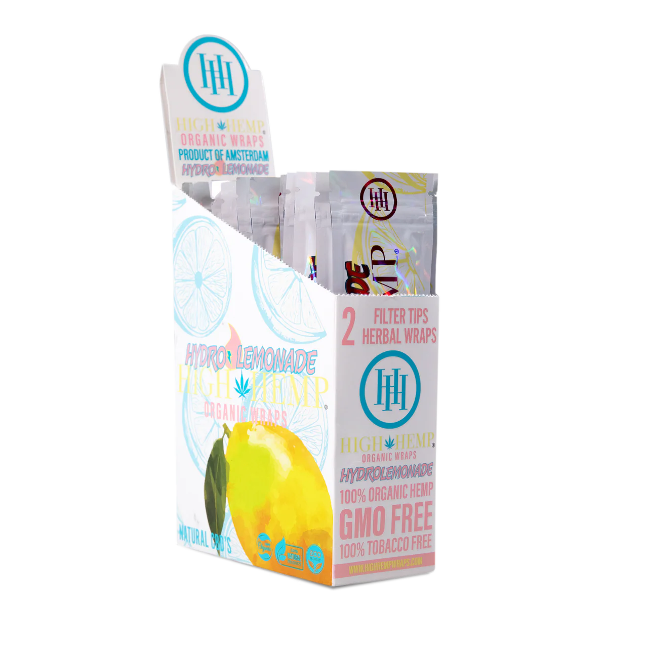 High Hemp Organic Wraps | HydroLemonade | Tobacco-Free Hemp Blunt Wraps