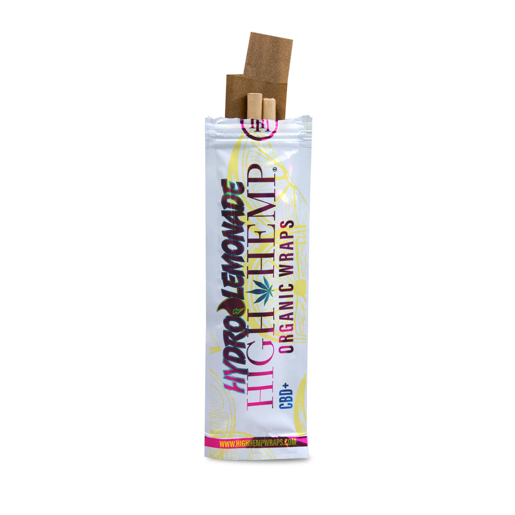 High Hemp Organic Wraps | HydroLemonade | Tobacco-Free Hemp Blunt Wraps