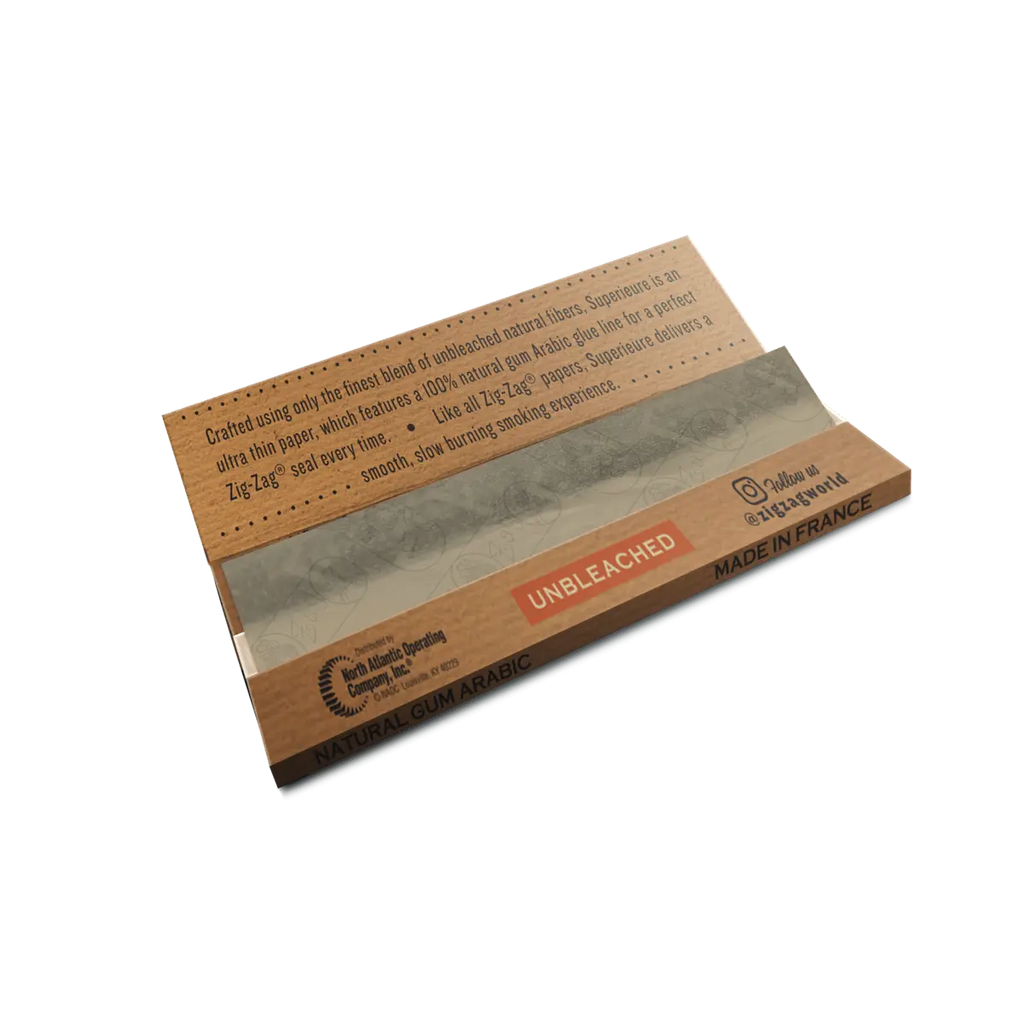 ZICK ZACK UNBLEACHED PAPERS 1 1/4