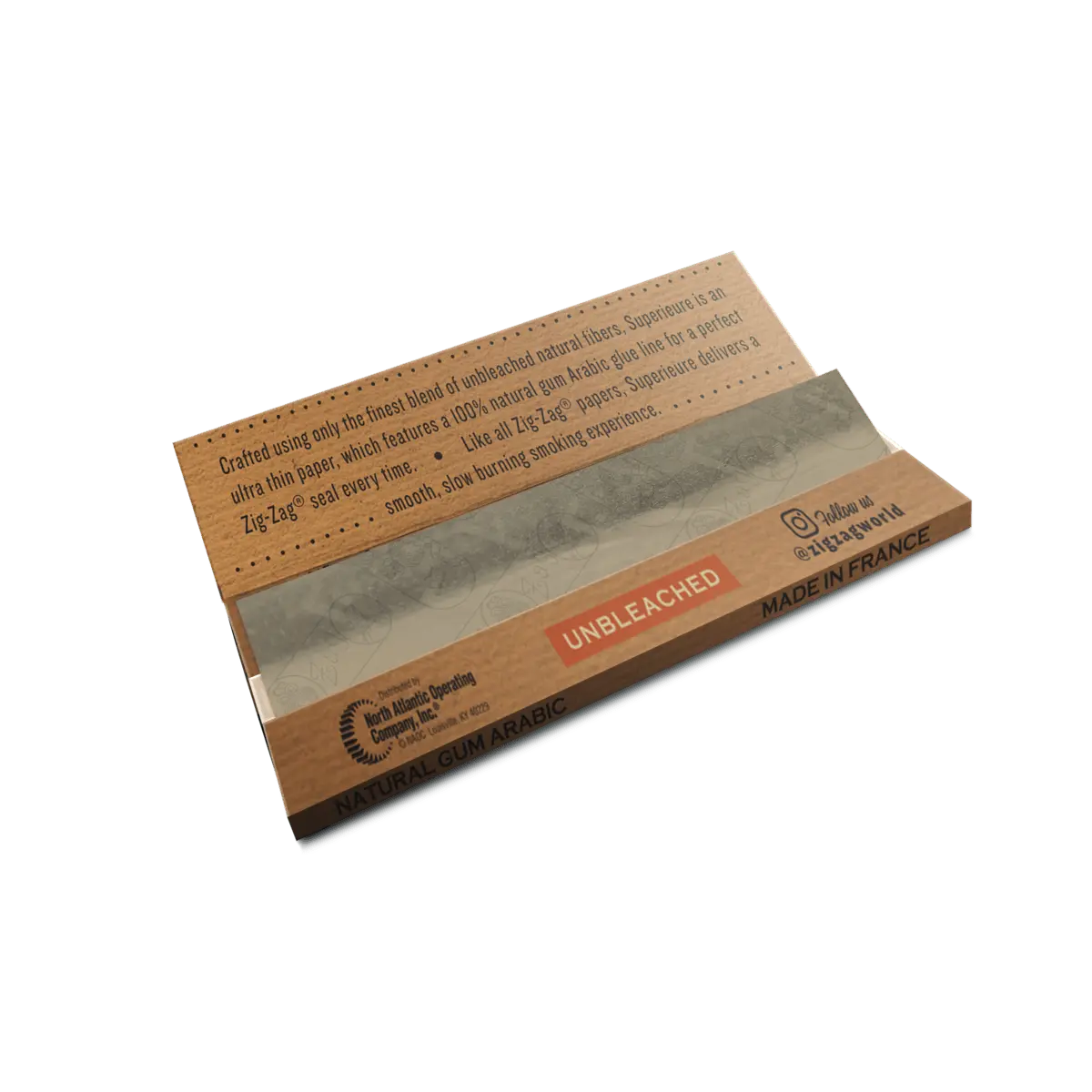 ZICK ZACK UNBLEACHED PAPERS 1 1/4