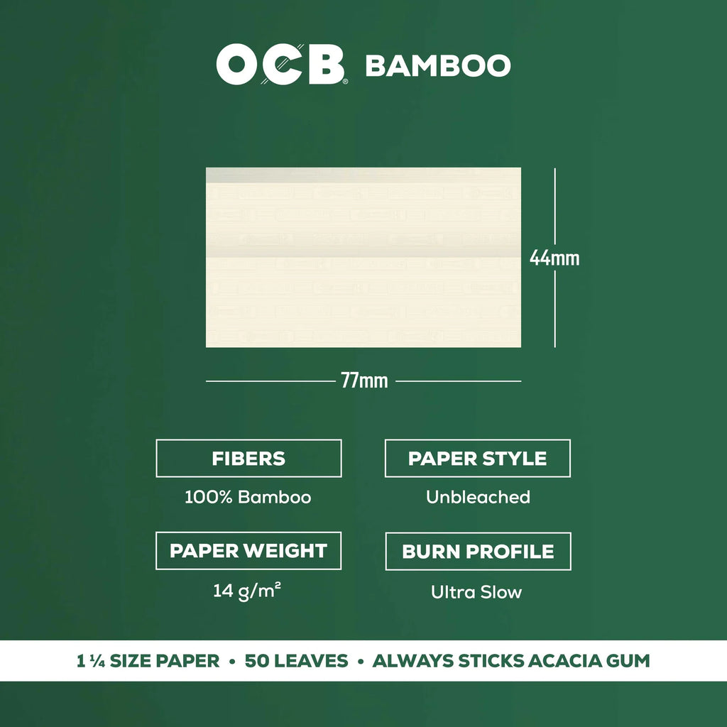 OCB Bamboo King Slim Rolling Papers