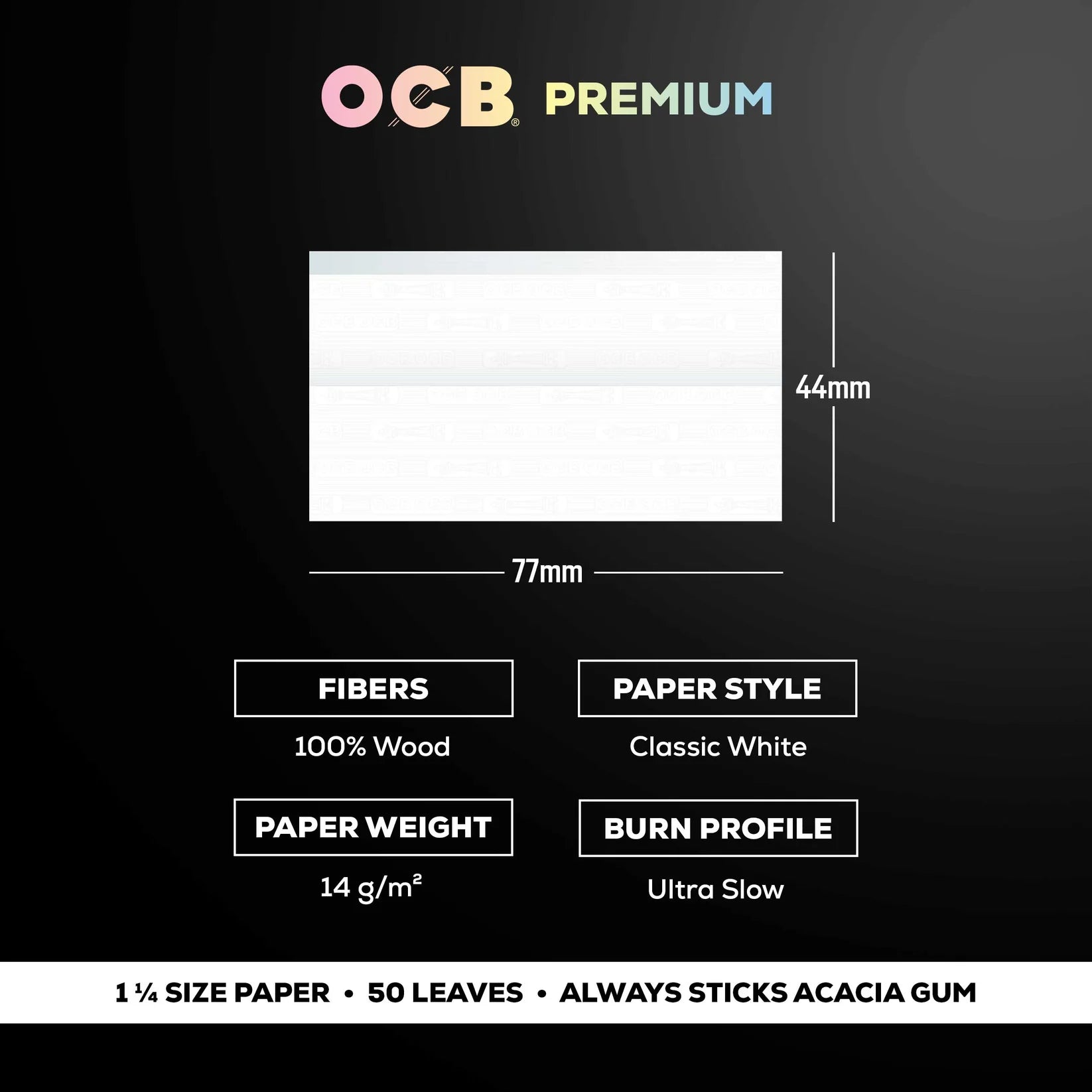 OCB Ultimate 1¼ Rolling Papers