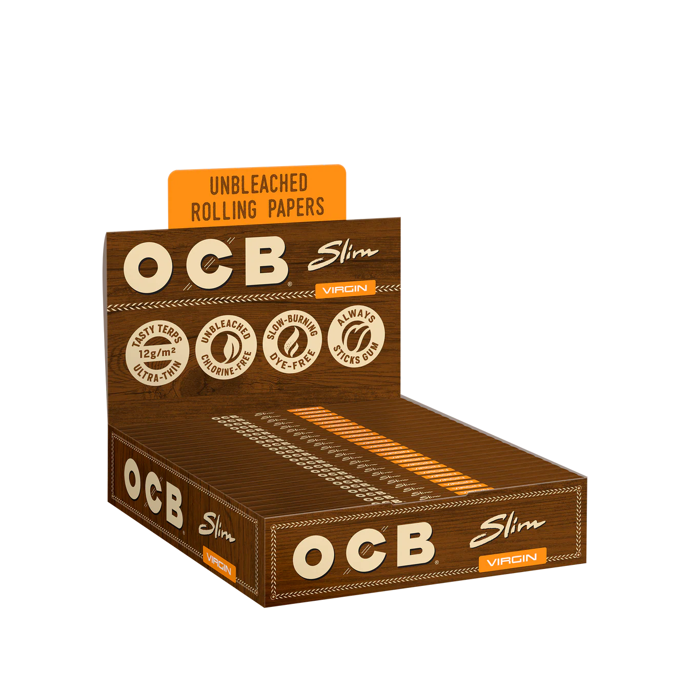 OCB Unbleached King Slim Rolling Papers