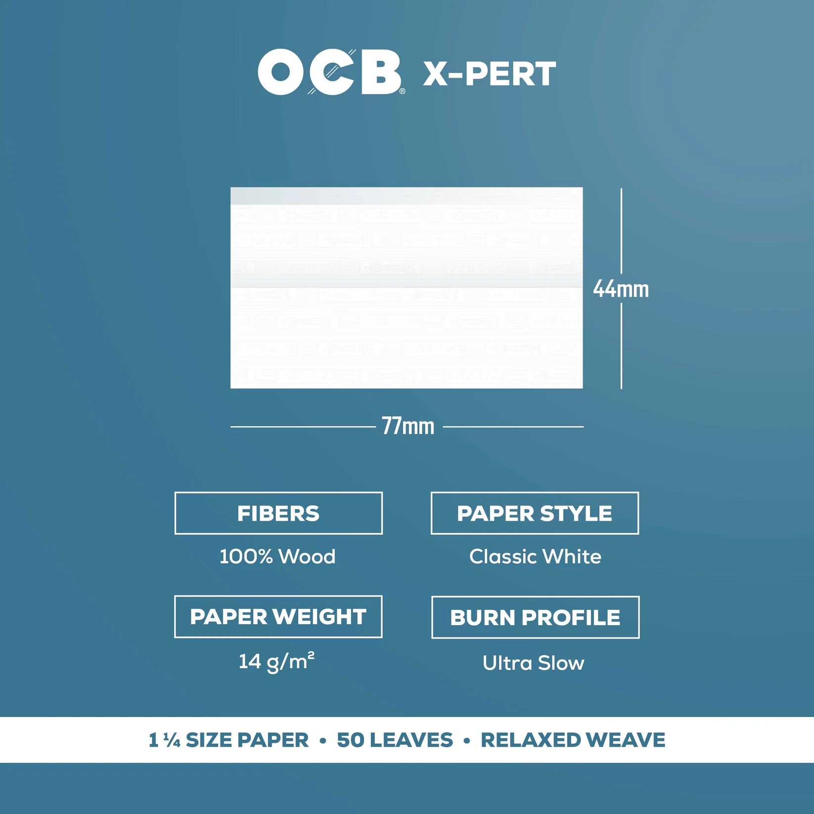 OCB  X-Pert 1¼ ROLLING PAPERS