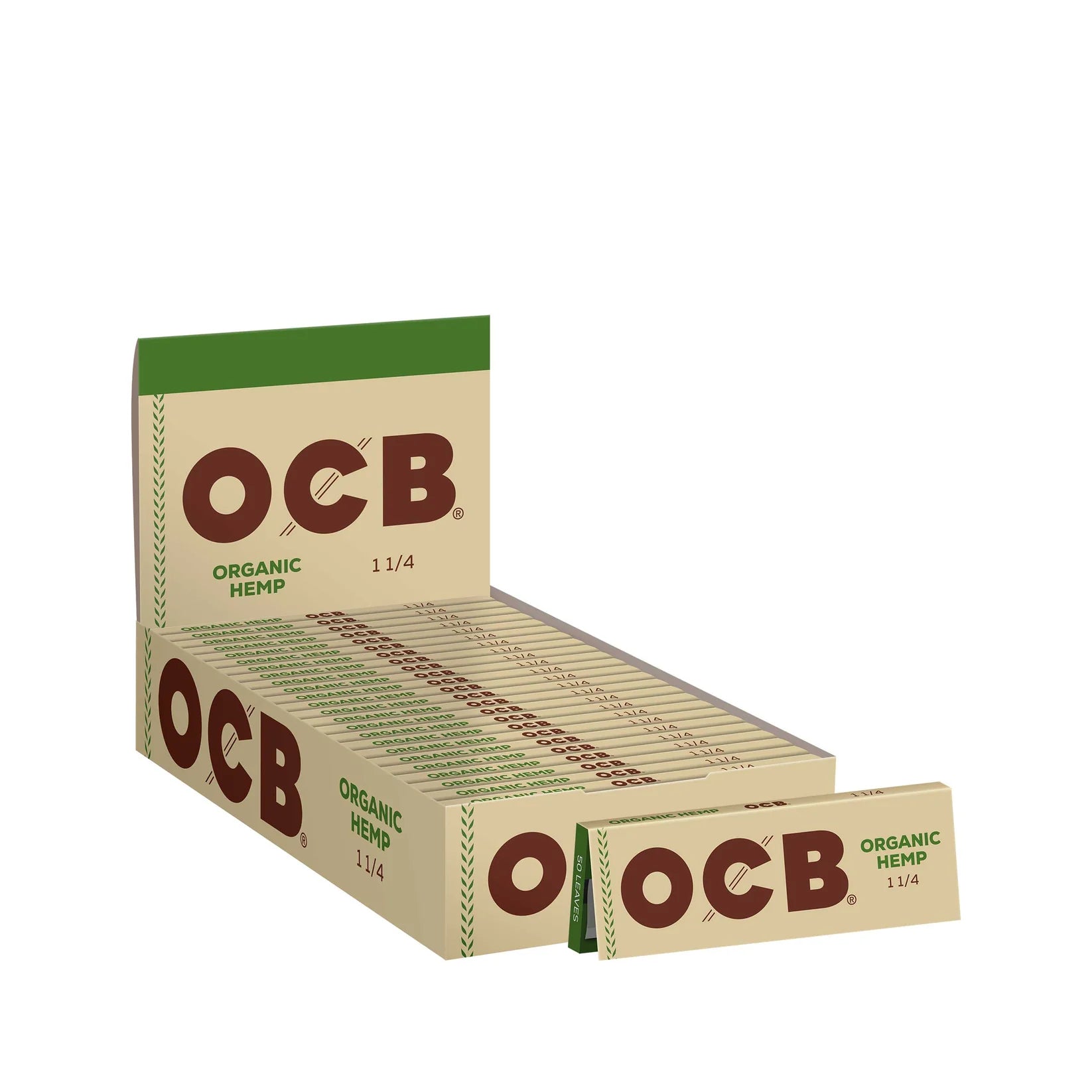 OCB Organic Hemp 1¼ Rolling Papers 50 HOJAS