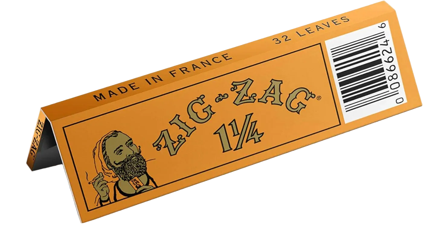 ZICK ZACK UNBLEACHED PAPERS 1 1/4