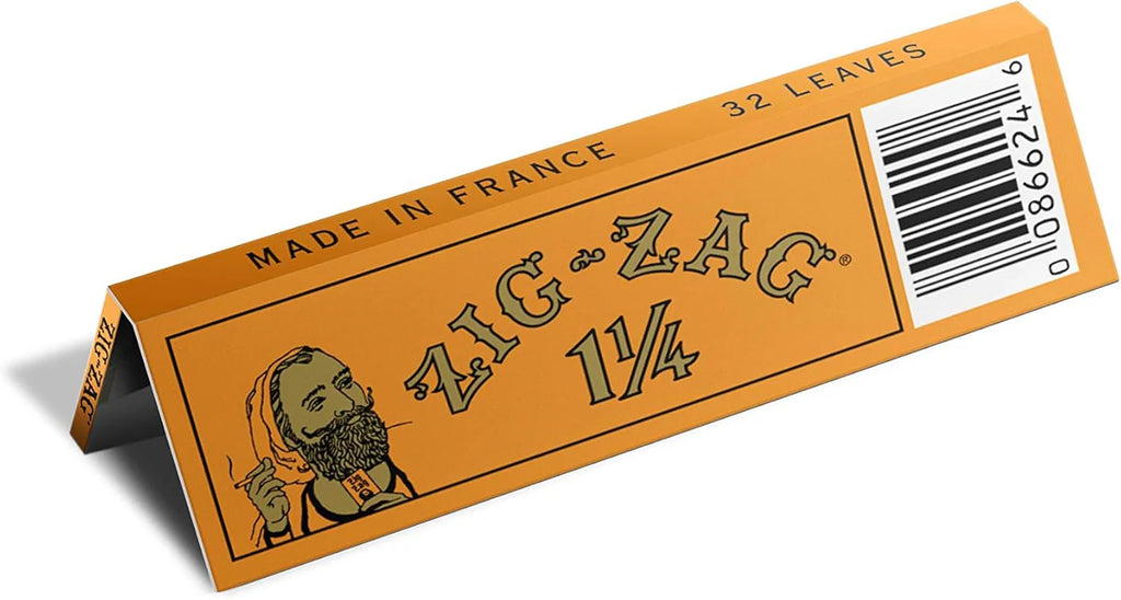 ZIG-ZACK FRENCH ORANGE ROLLING PAPERS   1/4