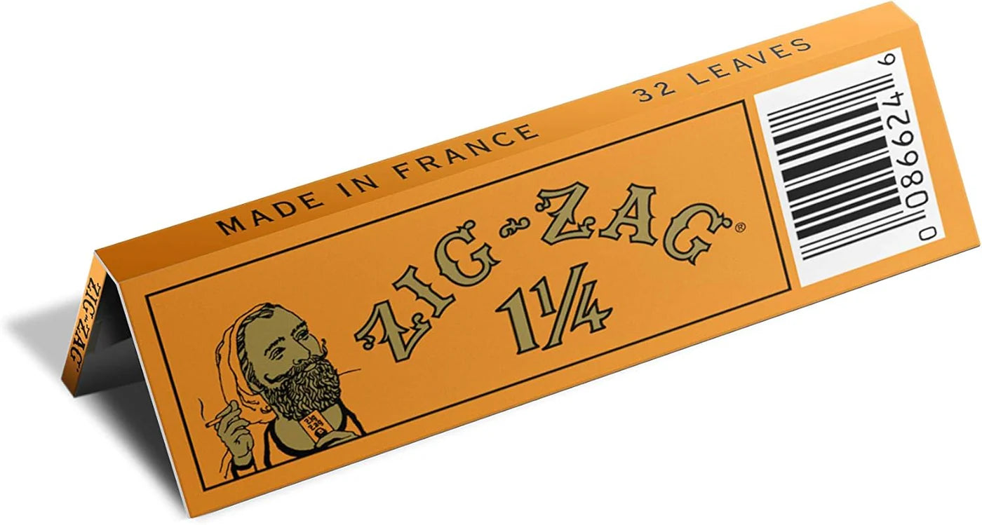 ZIG-ZACK FRENCH ORANGE ROLLING PAPERS   1/4