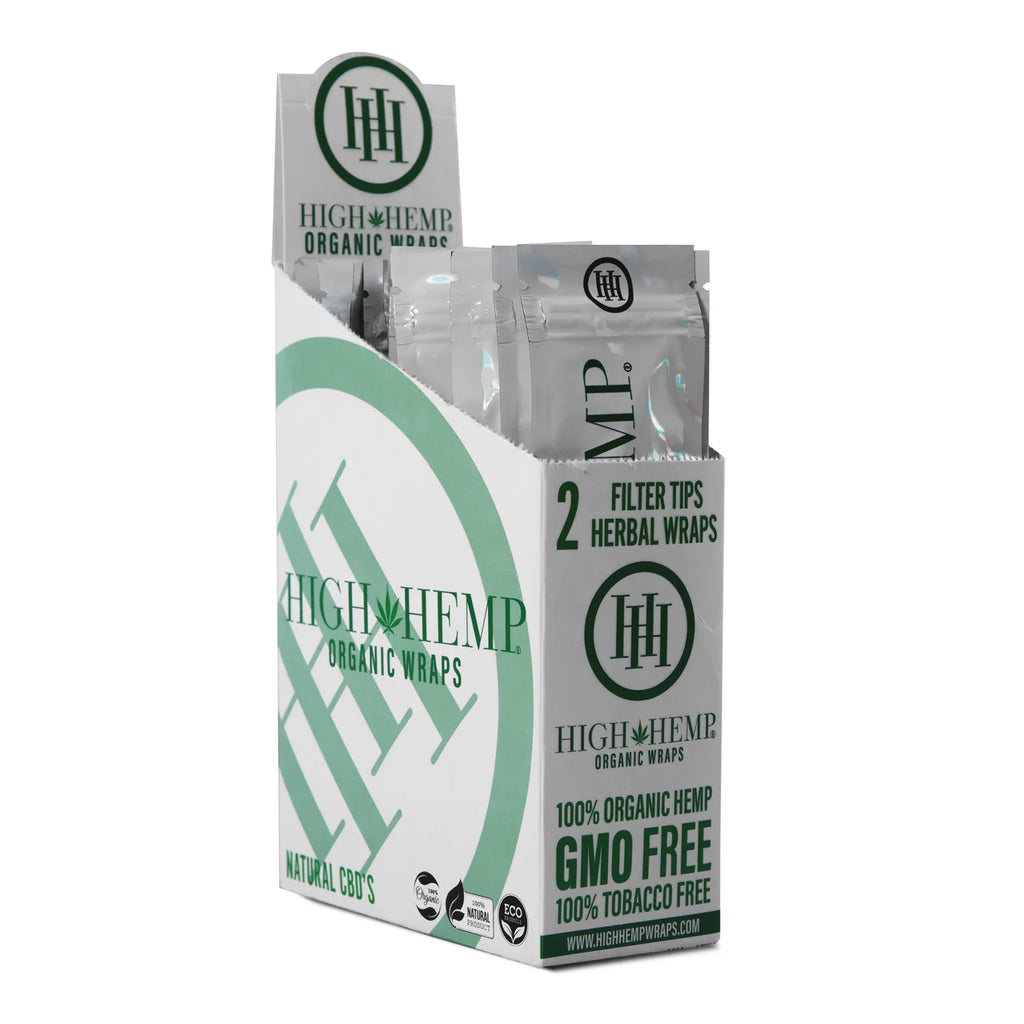 High Hemp Organic Wraps |Original| Tobacco-Free Hemp Blunt Wraps