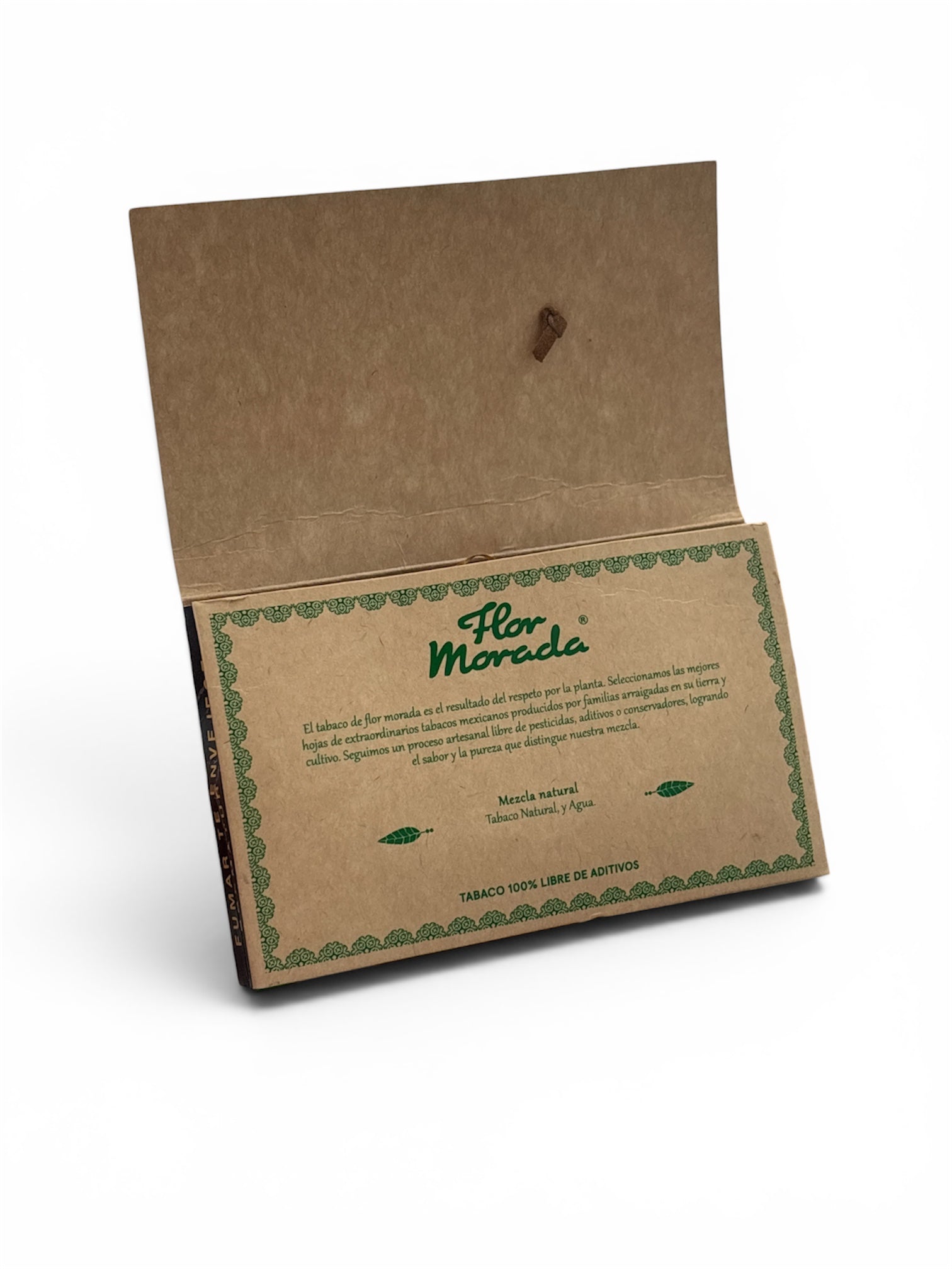 ORGANIC TABACO FLOR MORADA "NATURAL" + PAPELES MASCOTTE.
