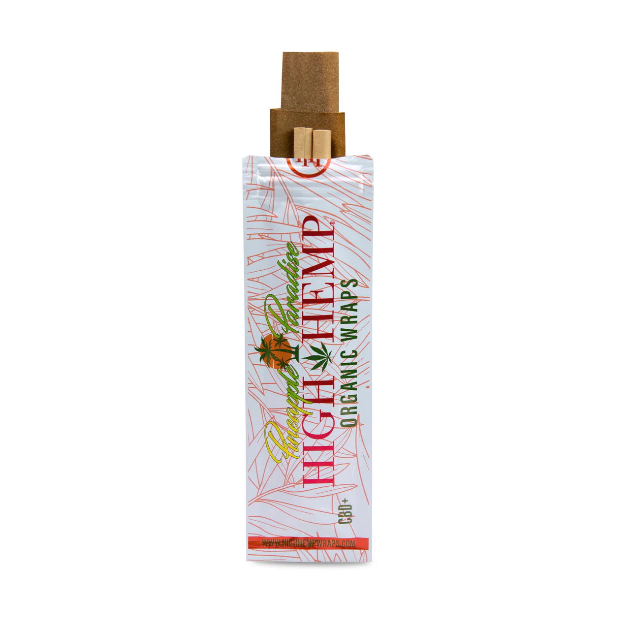 High Hemp Organic Wraps |Pineapple Paradise| Tobacco-Free Hemp Blunt Wraps