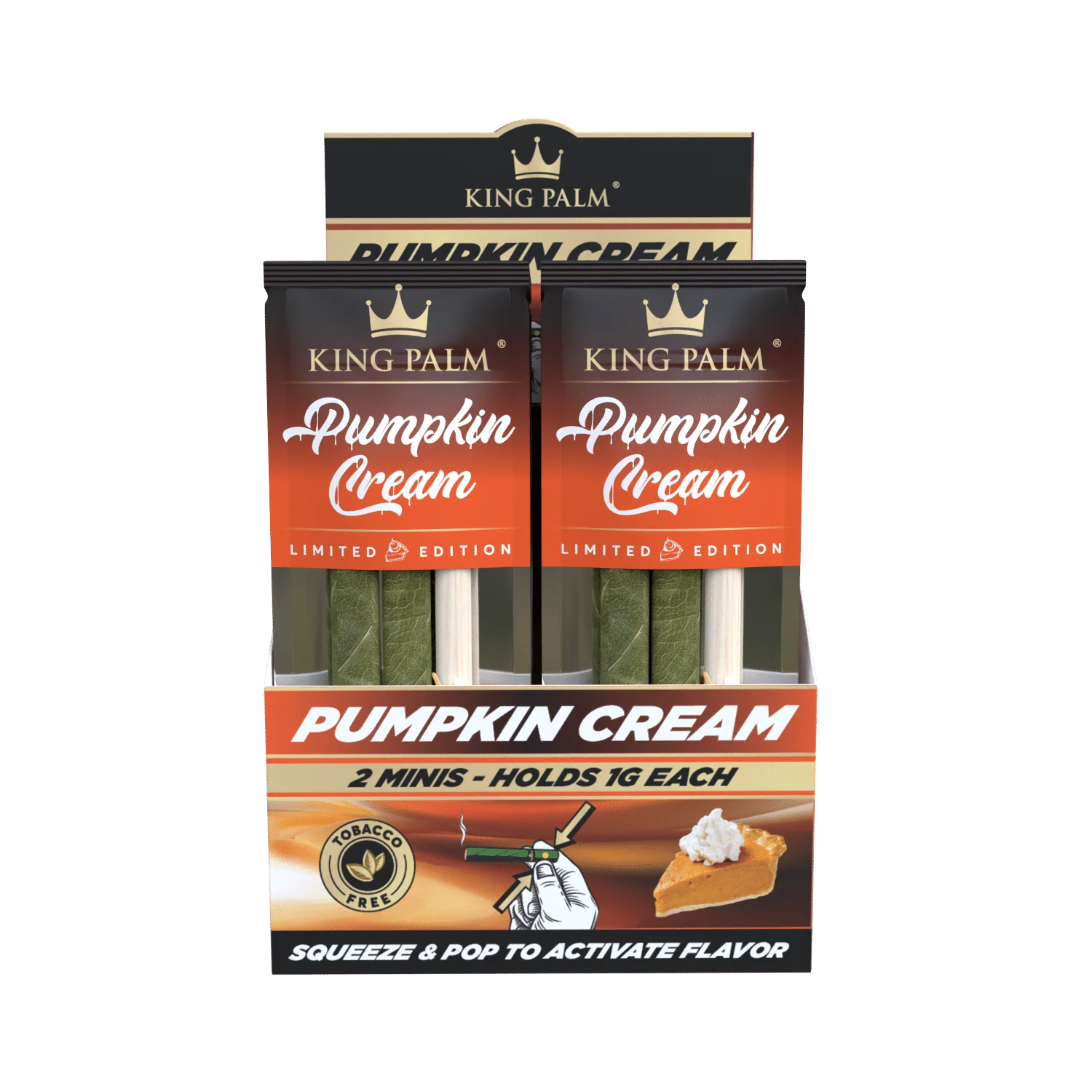 KING PALM PUMPKIN CREAM 2 PIEZAS