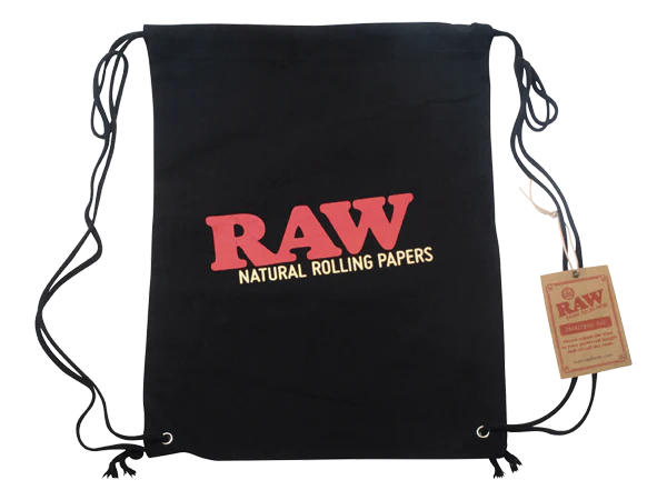 RAW Drawstring Bag (BLACK)