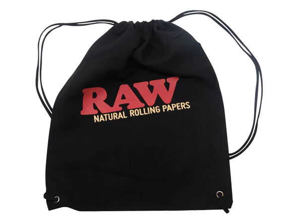 RAW Drawstring Bag (BLACK)