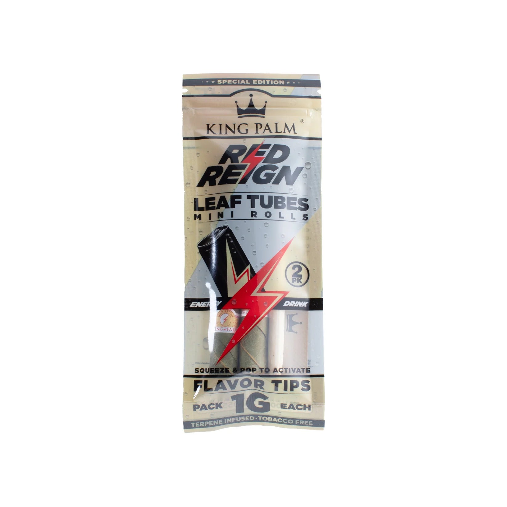 KING PALM RED ENERGY 2 PIEZAS