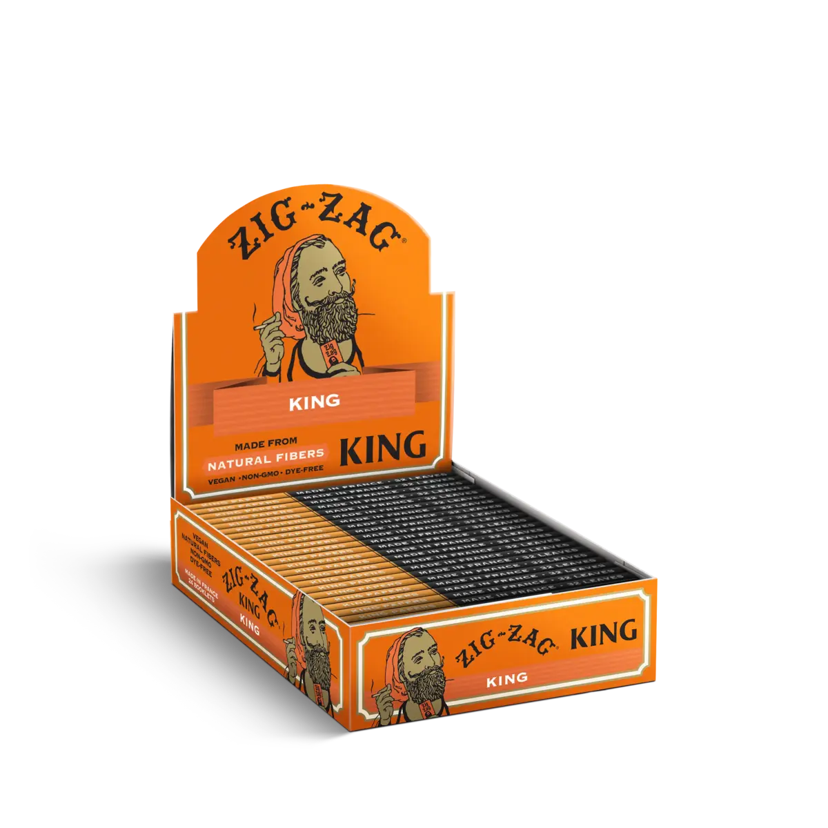 ZIG-ZACK  "KING" No.429 ORIGINAL WHITE