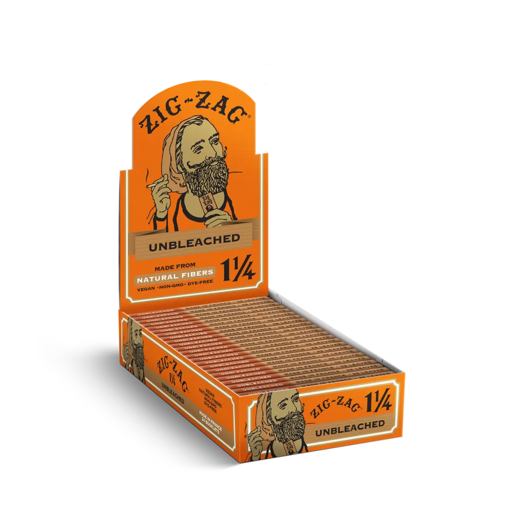 ZICK ZACK UNBLEACHED PAPERS 1 1/4