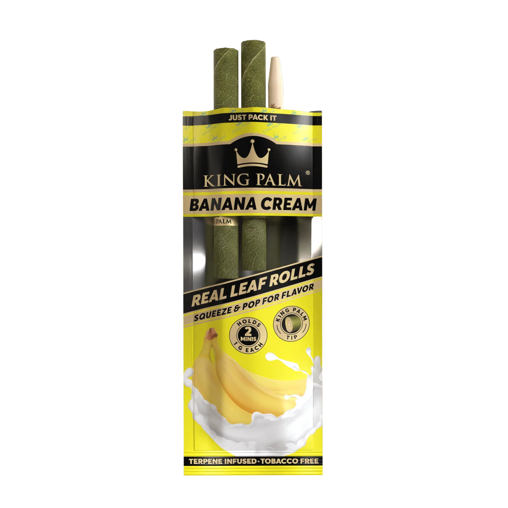 KING PALM  BANANA CREAM 2 PIEZAS