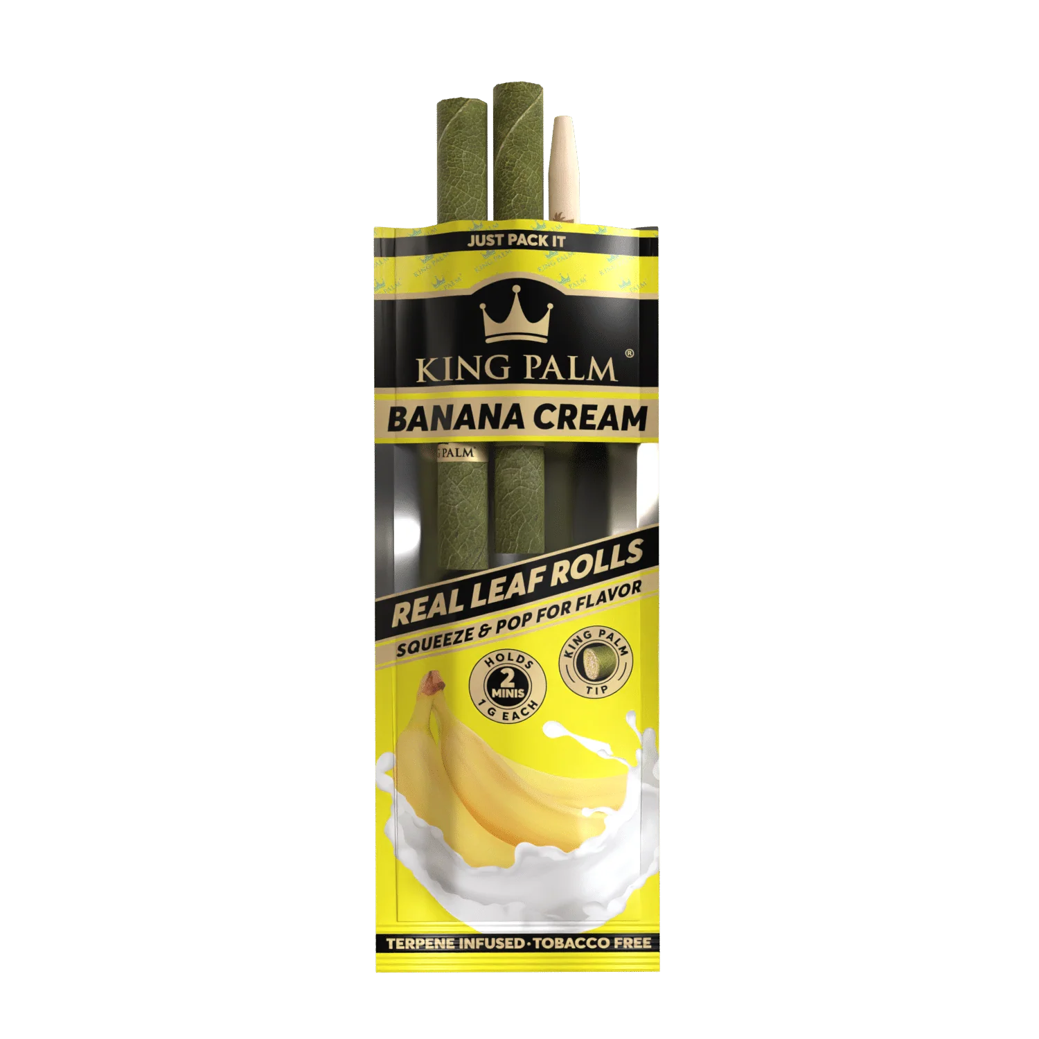 KING PALM  BANANA CREAM 2 PIEZAS
