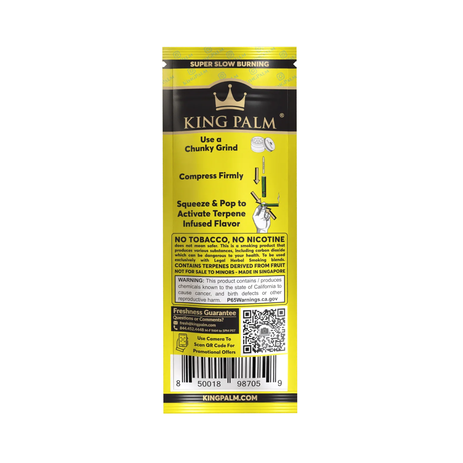 KING PALM  BANANA CREAM 2 PIEZAS