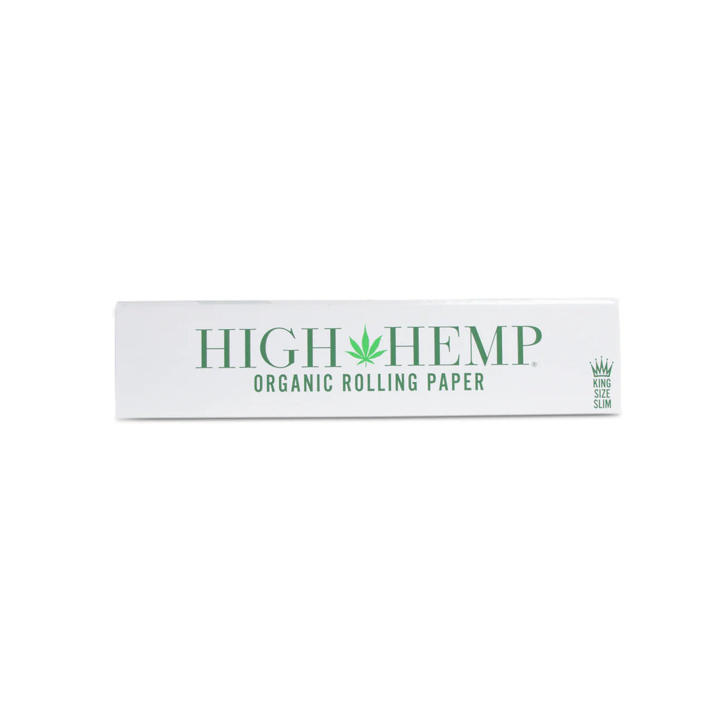 High Hemp Rolling Papers  Naturally Green King Size 100% Organic Hemp