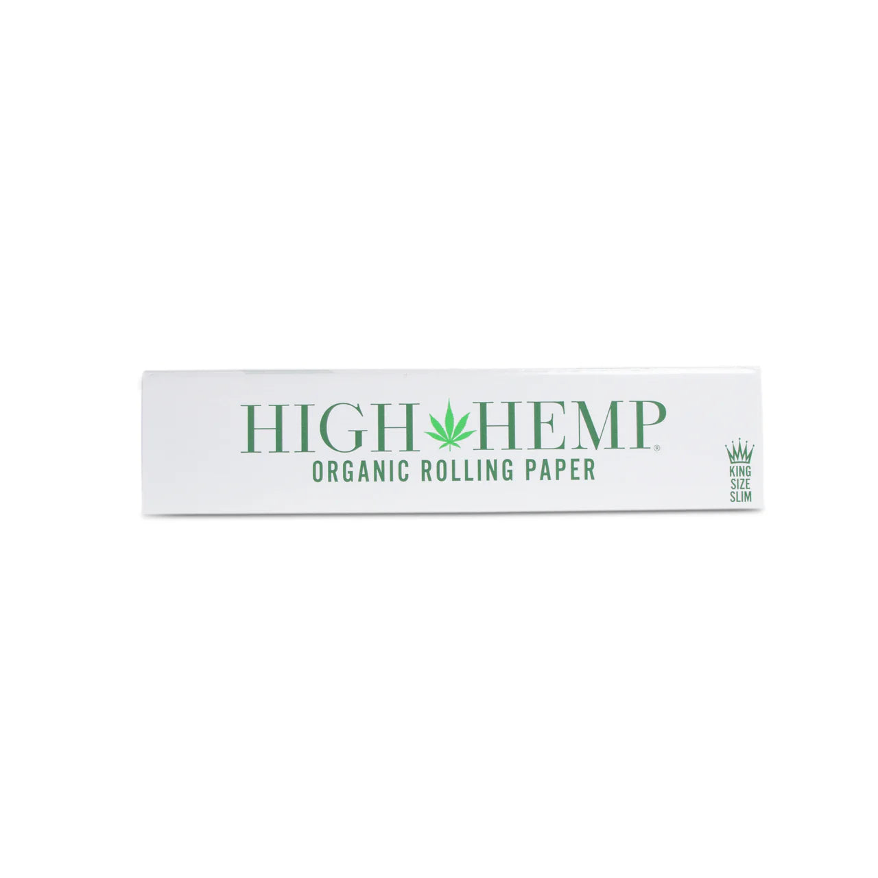 High Hemp Rolling Papers  Naturally Green King Size 100% Organic Hemp