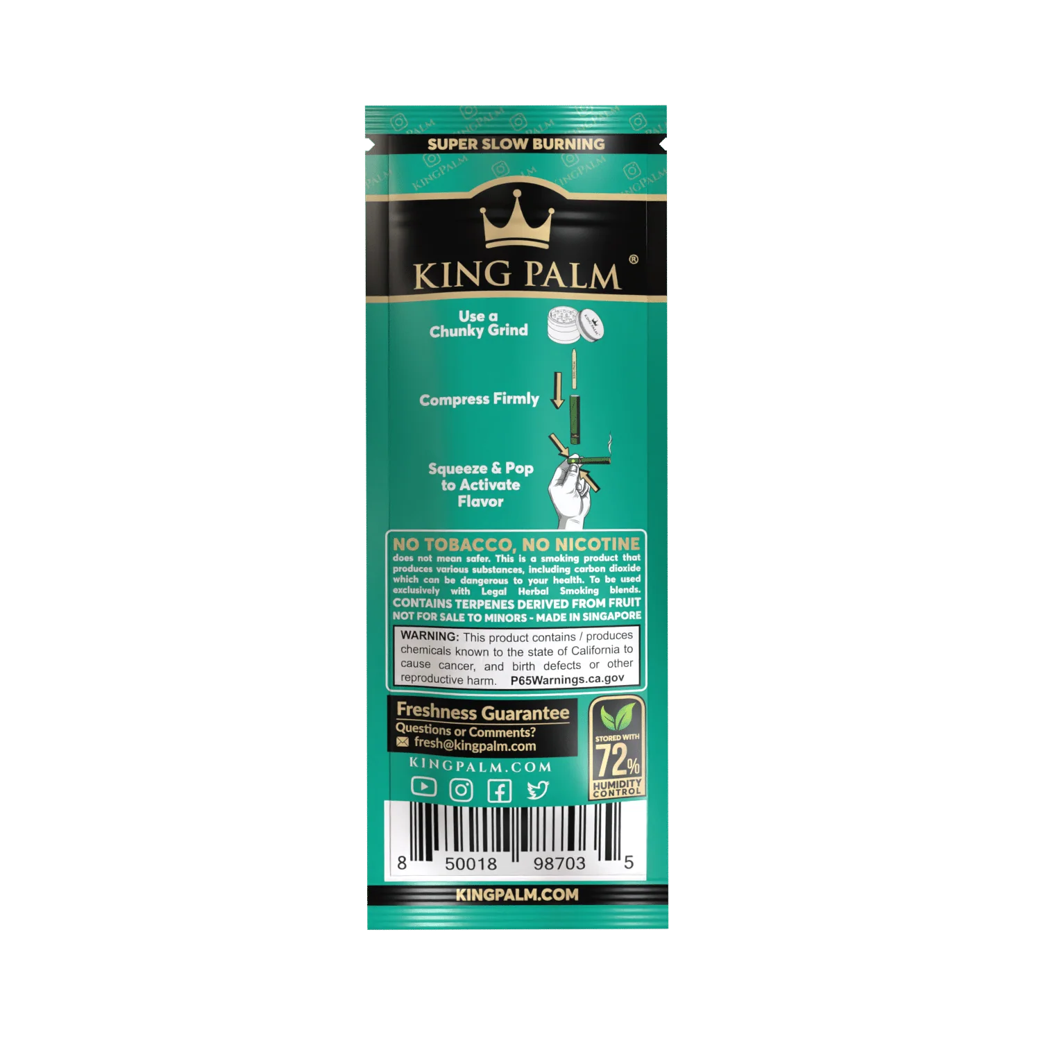 KING PALM MINT 2 PIEZAS
