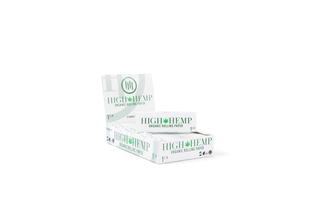 High Hemp Rolling Papers  Naturally Green 1¼ 100% Organic Hemp